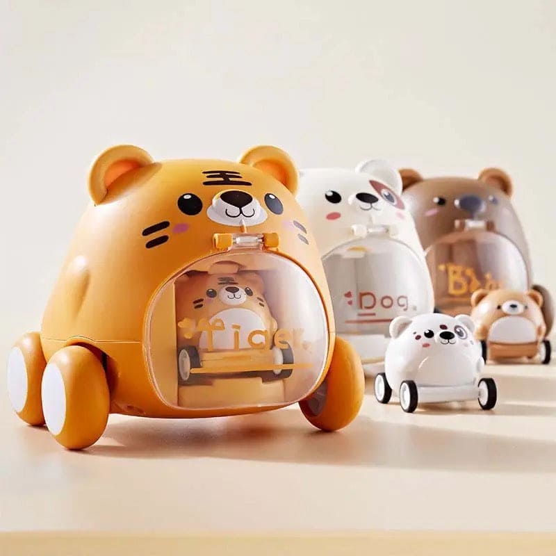 Montessori Baby Toy Car, Animals Pull Back Cars, Cute Pet Catapult Car Toy, Mini Inertia Car, Cartoon Push Press Power Toy, Plastic Push and Go Car, Funny Animals Pull Back Cars for Kids, Parent Child Interactive Toy Montessori Baby Toy Car, Animals Pull Back Cars, Cute Pet Catapult Car Toy, Mini Inertia Car, Cartoon Push Press Power Toy, Plastic Push and Go Car, Funny Animals Pull Back Cars for Kids, Parent Child Interactive Toy